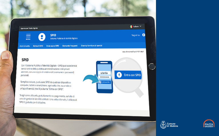 Attiva SPID all'Urp del Comune di Modena
