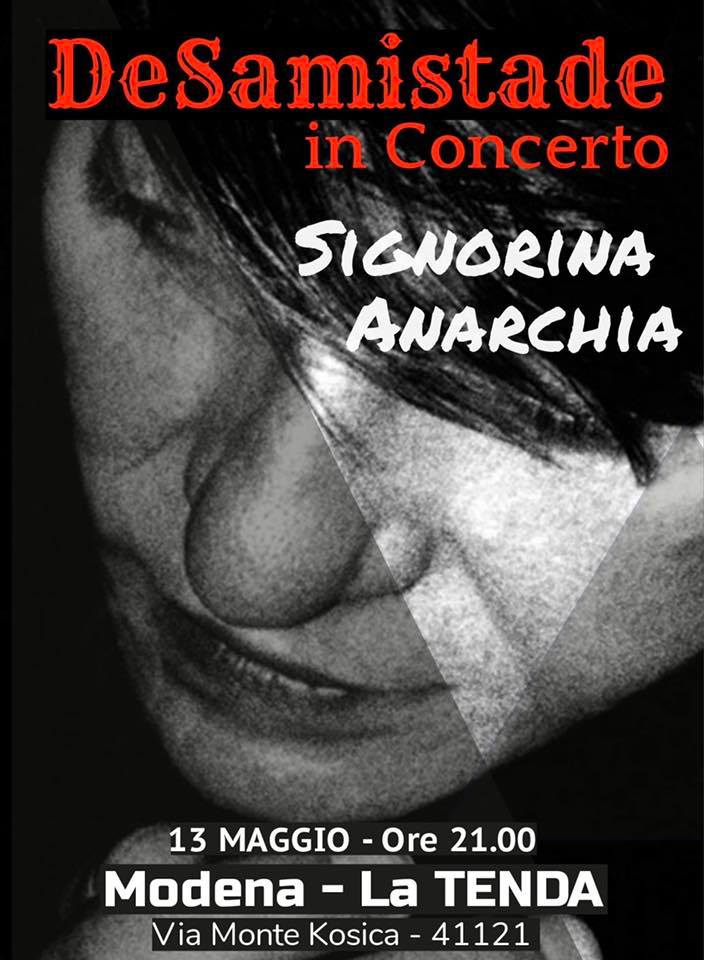 Signorina Anarchia - DeSamistade in Concerto