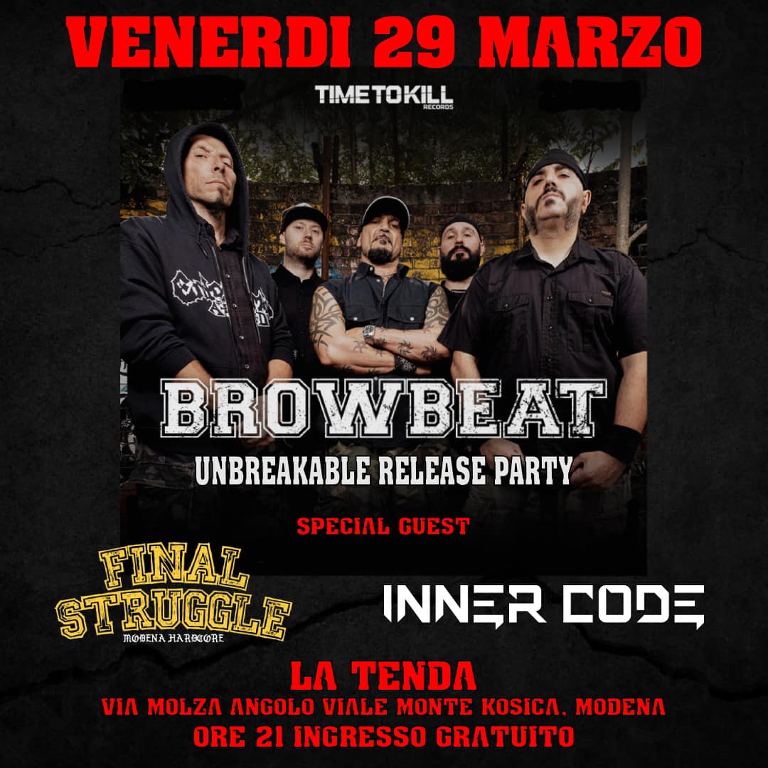 LIVE @ ROCK Browbeat release show w/Final Struggle & Inner Code