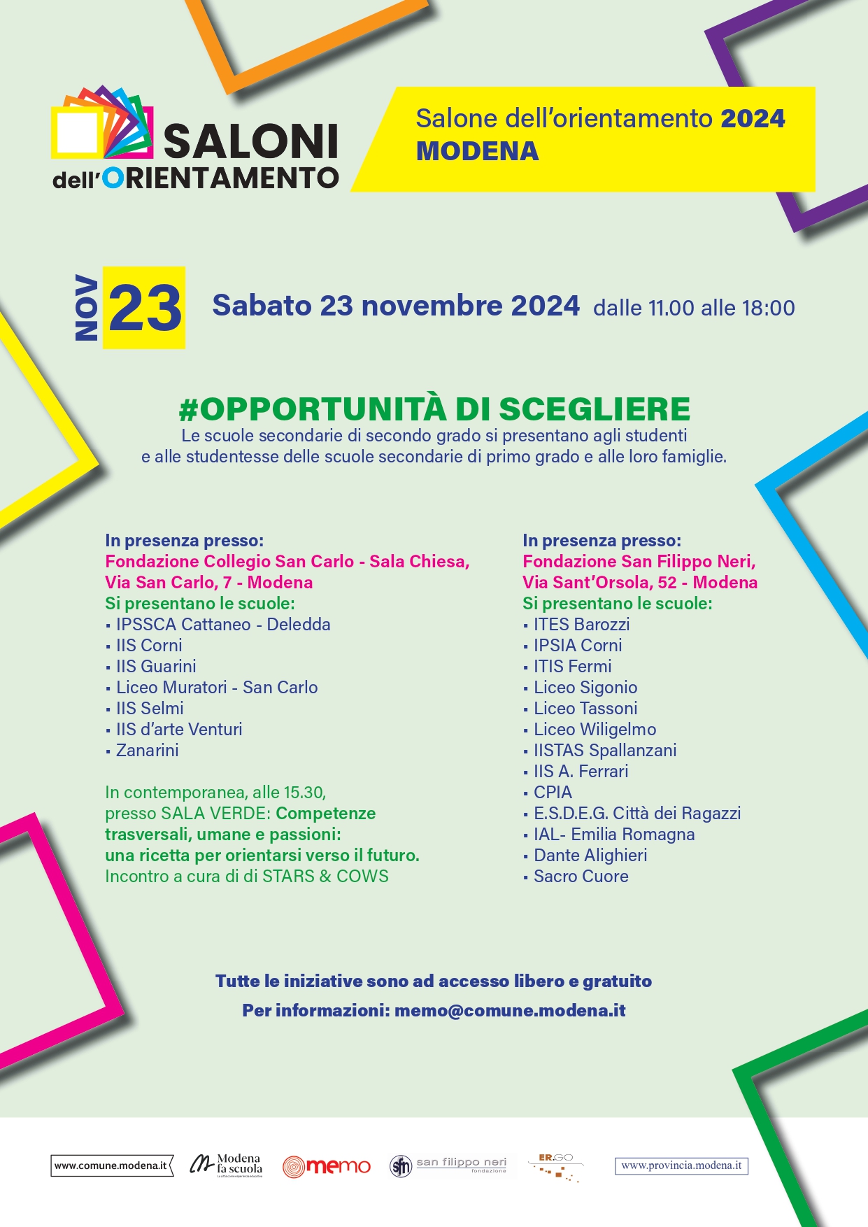 Salone Orientamento Locandina 2024