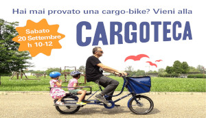 Hai mai provato una cargo-bike? Vieni sabato 20 settembre dalle 10 alle 12  alla Cargoteca a Memo