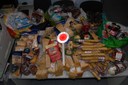 formaggi e prodotti per la cura della persona recuperati dalla Municipale di Modena 