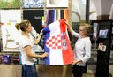 Svelamento del simbolo scelto per la Croazia 