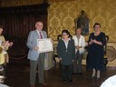 Il sindaco Giorgio Pighi, la presidente dell'Unicef di Modena Adonella Ferraresi, la prof. Fiorella Balli e l'assessore Adriana Querzè 