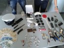 Droga, armi e altri materiali sequestrati