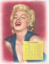 Celebrity Marilyn Monroe Calendarietto da barbiere Technicolor, 1958.jpg
