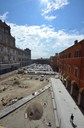 Tratto riqualificato e cantiere piazza Roma verticale