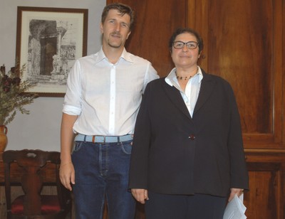La presidente del Consiglio Francesca Maletti e il vicepresidente Mario Bussetti