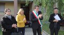 Da sinistra: la presidente del Consiglio Francesca Maletti, l'assessora al Welfare Giuliana Urbelli, il sindaco Gian Carlo Muzzarelli e il vescovo Erio Castellucci