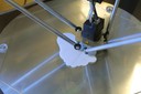 La stampante 3D in azione