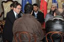 Il sindaco Gian Carlo Muzzarelli durante l'incontro con i rappresentanti delle comunità islamiche