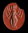 Gemma uterina, ematite, metà II- metà III secolo d.C. Galleria Estense.jpg