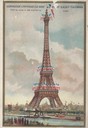 figurina La Torre Eiffel. Esposizione Universale del 1889