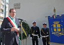 Il sindaco Muzzarelli nell'intervento durante la commemorazione in largo Biagi