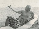 "Pablo Picasso, Camargue anni '60" di Lucien Clergue