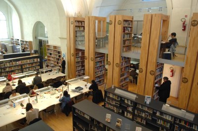 biblioteca delfini interno dall'alto.JPG