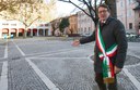 Il sindaco mostra i lavori realizzati in piazza Matteotti