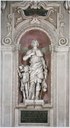 Modena, Chiesa di Sant' Agostino, abside, al centro. Giovanni Lazzoni , San Contardo d'Este, 1662-1663.jpg
