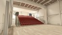 Render di progetto: il Teatro delle Passioni da 150 posti