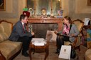 Il sindaco Muzzarelli a colloquio con l'ambasciatrice del Kosovo Alma Lama