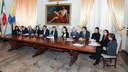 I dirigenti dei Comprensivi di Modena con l'assessore Cavazza e la dirigente dell'Uff territiriale Menabue  