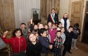 I bambini dell'Edison in visita alla Secchia con il sindaco 