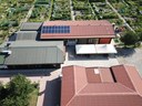 L'impianto fotovoltaico al Centro anziani e orti di San Faustino