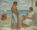 Oscar Sorgato, La famiglia del pescatore, 1932, olio su tela. Milano, collezione Koelliker.jpg