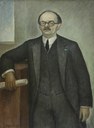 Oscar Sorgato, Ritratto di musicista, 1932-1933, olio su tela. Milano, collezione Koelliker..jpg