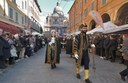 Il corteo in onore del Patrono in corso Duomo