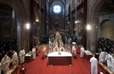 Un momento della celebrazione religiosa in Duomo