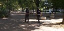 I controlli della Polizia locale di Modena al parco di San Giovanni Bosco
