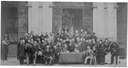 Terramara, foto di gruppo degli scienziati che parteciparono al Congresso