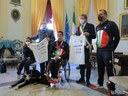 Il sindaco Muzzarelli incontra il campione paralimpico Luigi Beggiato