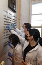 Museo civico, gli studenti puliscono la stele di Carlo Boni