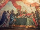 L'imperatore Barbarossa firma la pace di Costanza con i rappresentanti dei Comuni