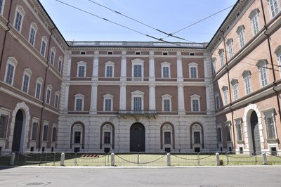 Giuseppe Maria Soli, la facciata settentrionale di Palazzo Ducale