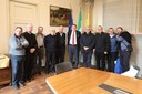 Il sindaco all'incontro con la delegazione di parroci modenesi
