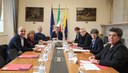 I parlamentari modenesi durante l'incontro con il sindaco