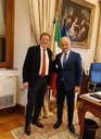 L'incontro del sindaco Muzzarelli con il ministro Piantedosi