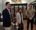 Museo civico, nella sala degli strumenti musicali, Giovanni Paganelli, Francesca Piccinini, Andrea Bortolamasi