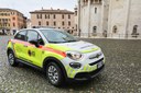 L'inaugurazione dell'auto speciale "Blu 5" donata alla Croce Blu di Modena