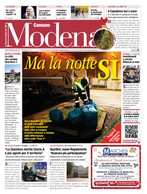 La copertina di "Modena Comune" di dicembre