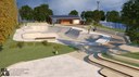 Rendering del nuovo skate park