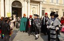 Un momento delle celebrazioni per il Carnevale 2023 a Modena