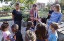 La visita del sindaco Muzzarelli e dell'assessora all'Istruzione Baracchi alla scuola d'infanzia San Damaso