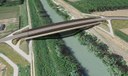 Immagine di progetto del nuovo ponte dellUccellino