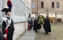 Liberazione di Modena, la deposizione della corona al sacrario della Ghirlandina