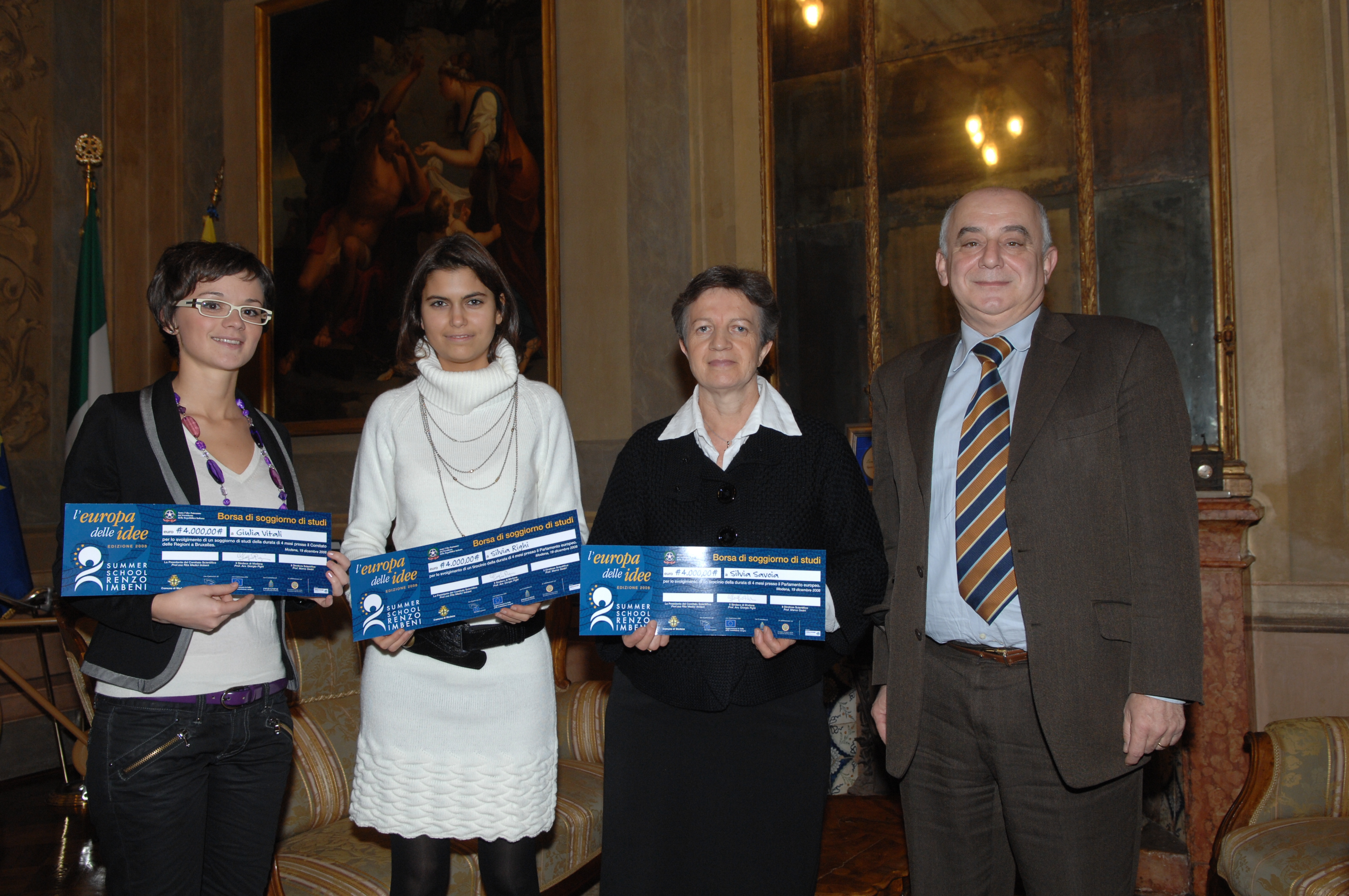 Vincitrici borsa di stage -19/12/2008 