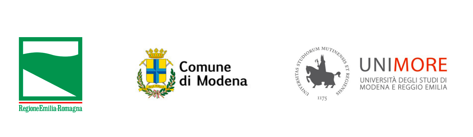 loghi regione ER, Comune di Modena, Unimore